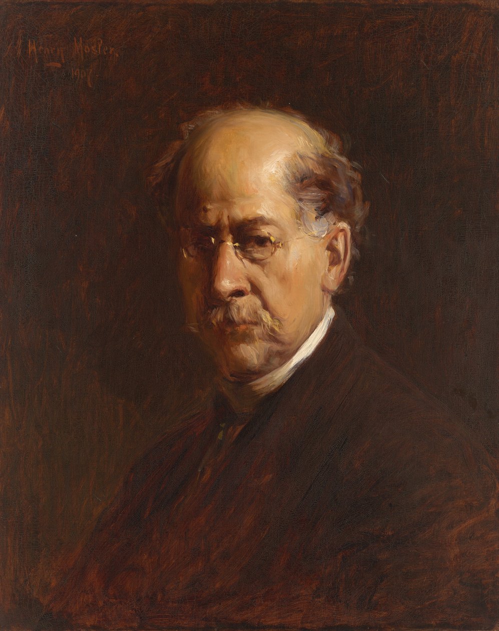 Henry Mosler önarckép, 1907. alkotó: Henry Mosler