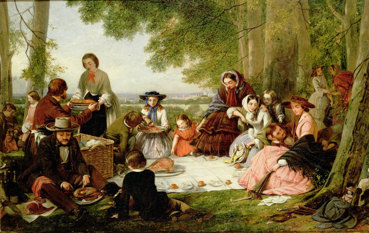 Piknik, 1857 alkotó: Henry Nelson ONeil