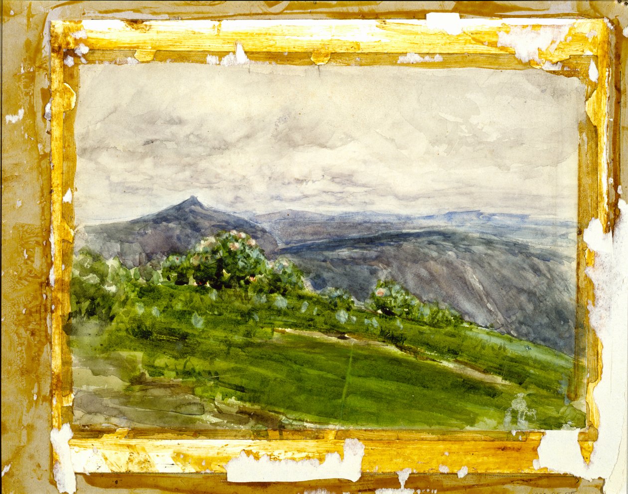 Hegyi táj, Highlands, Észak-Karolina alkotó: Henry Ossawa Tanner