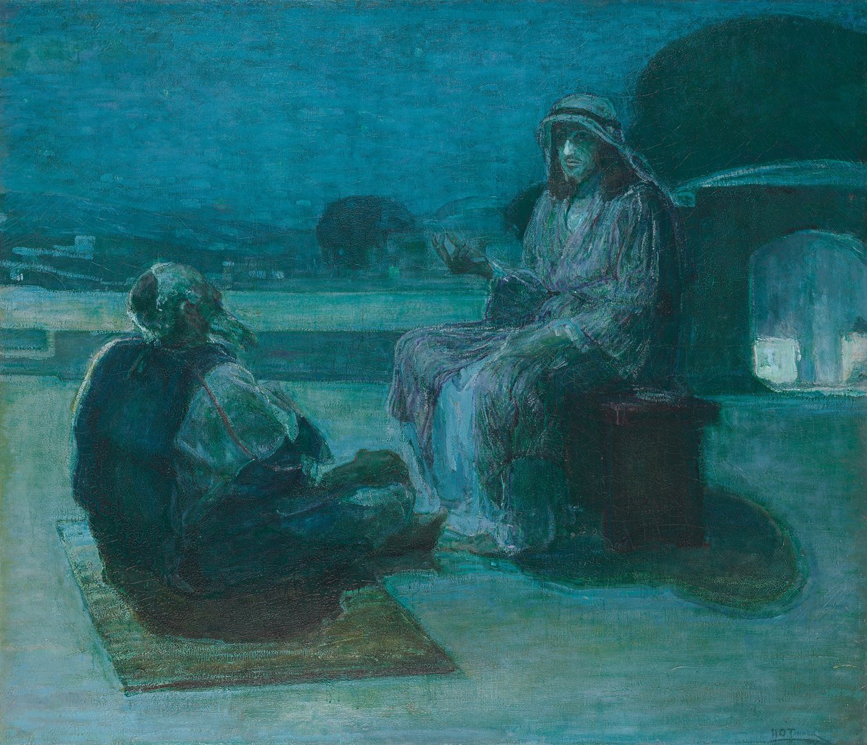 Nikodémus Krisztushoz jön alkotó: Henry Ossawa Tanner