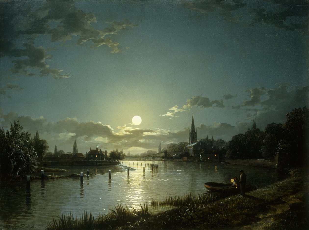Marlow a Temzén, alkotó: Henry Pether