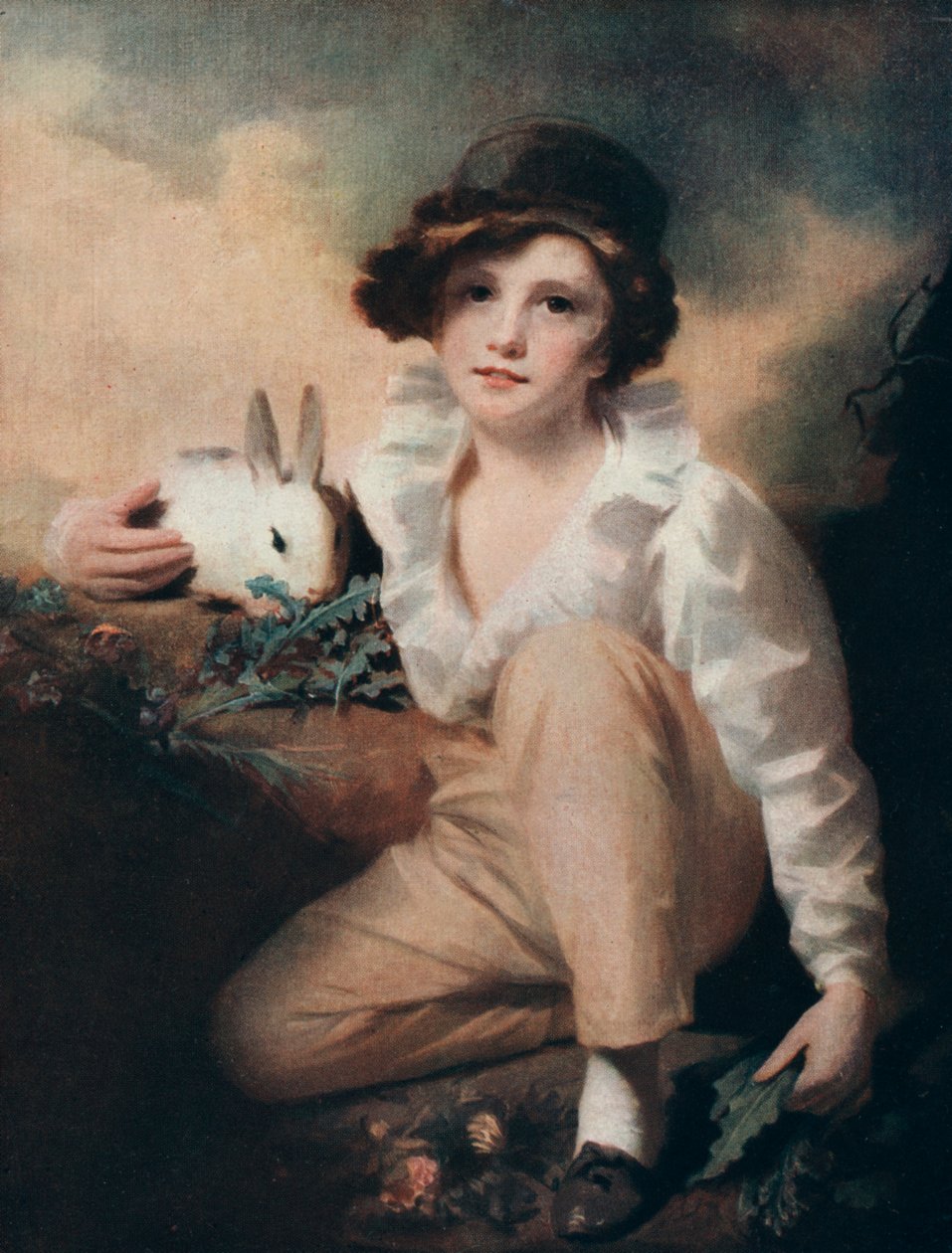 Fiú nyúllal, c1814 1912. alkotó: Henry Raeburn