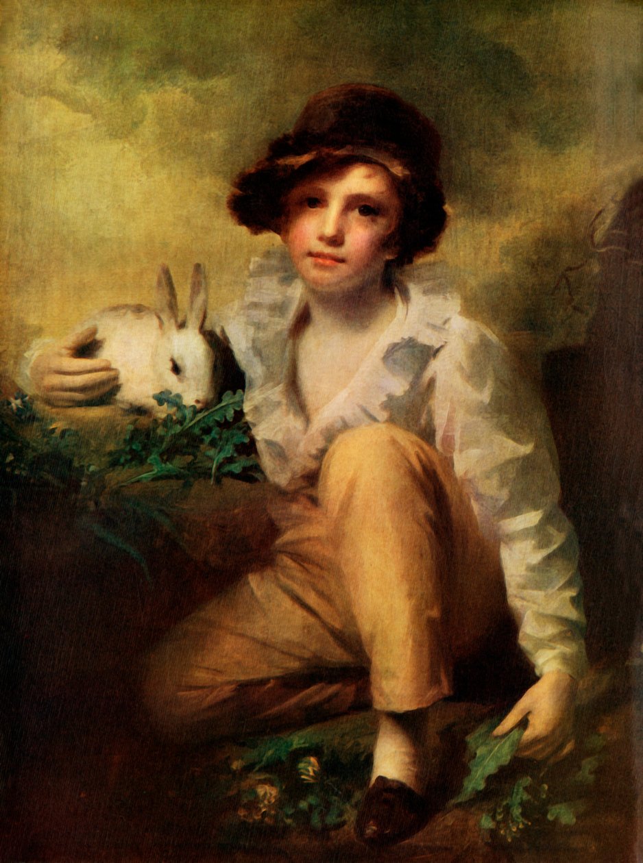 „Fiú nyúllal”, 1814, 1924. alkotó: Henry Raeburn