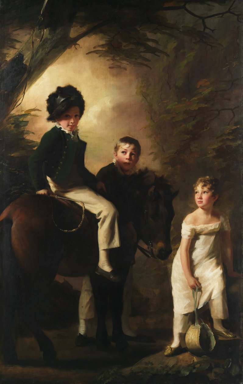 The Drummond Children, kb. 1808-9. alkotó: Henry Raeburn