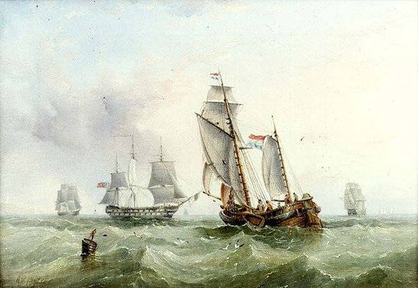 Holland és brit hajózás alkotó: Henry Redmore