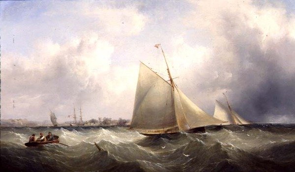 Vitorlázás a Humberben alkotó: Henry Redmore