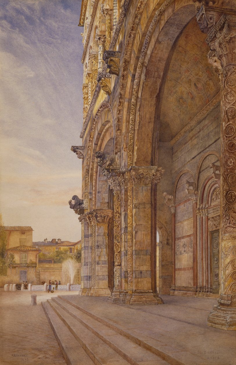 San Martino, Lucca, 1887 alkotó: Henry Roderick Newman