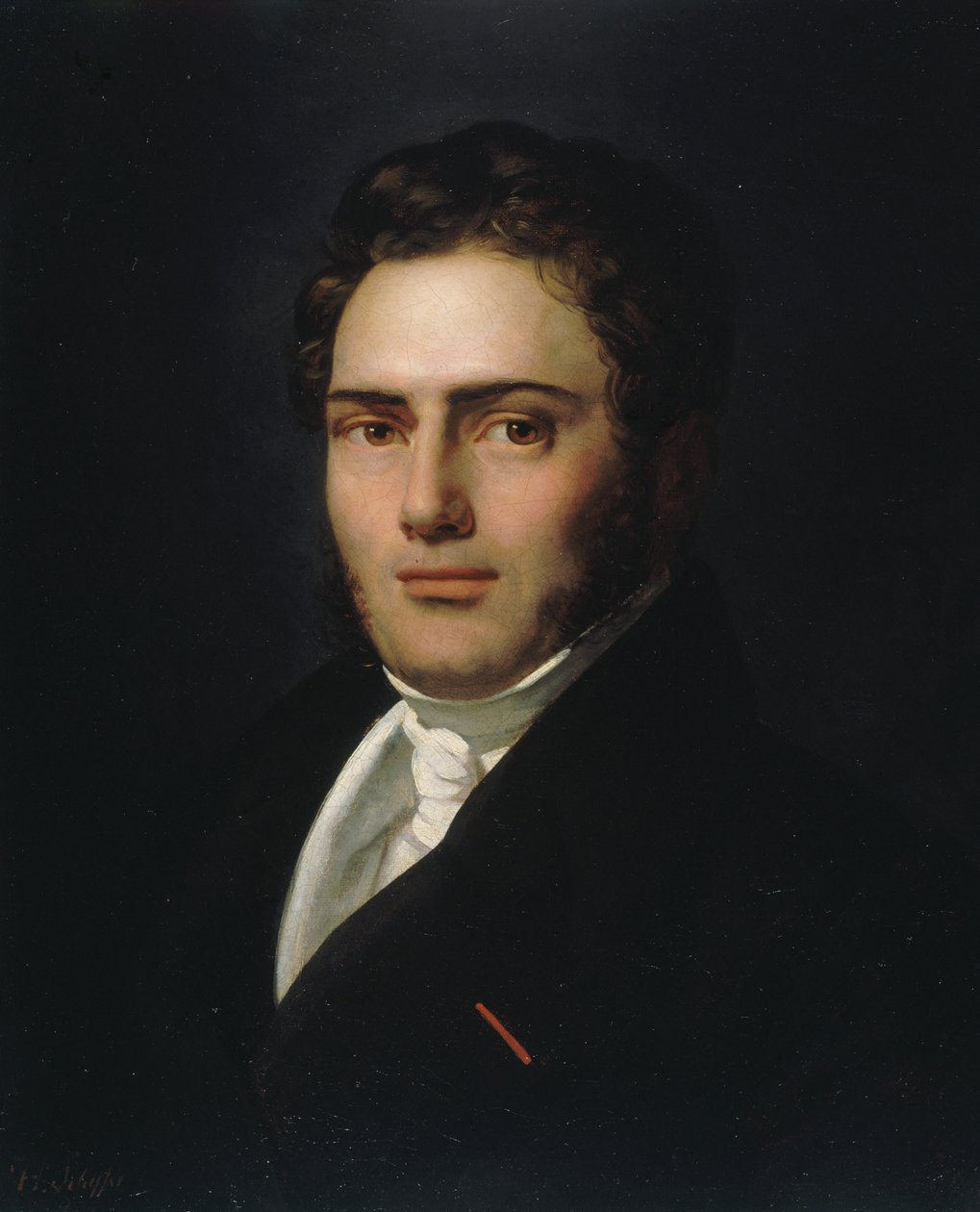 Saint-Amand Bazard portréja 1791-1832, 1821. alkotó: Henry Scheffer