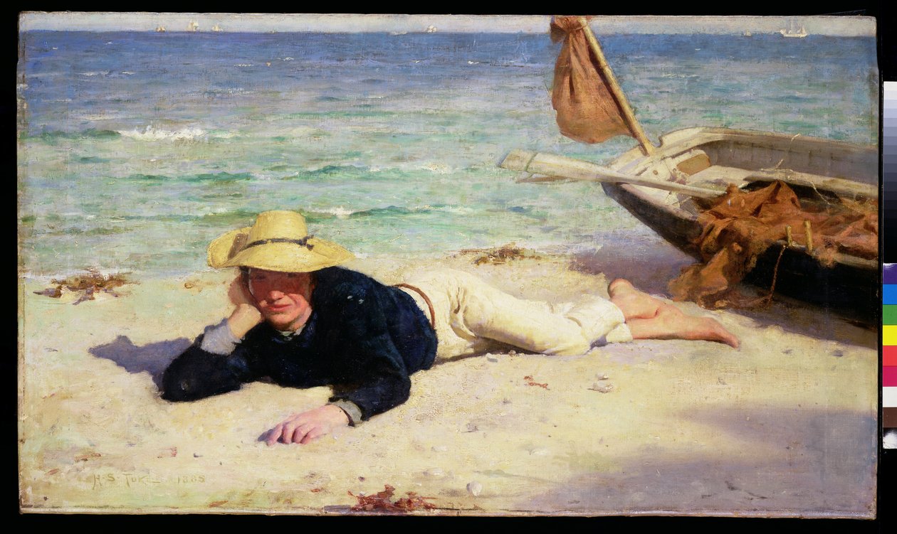 Forró nyári nap alkotó: Henry Scott Tuke