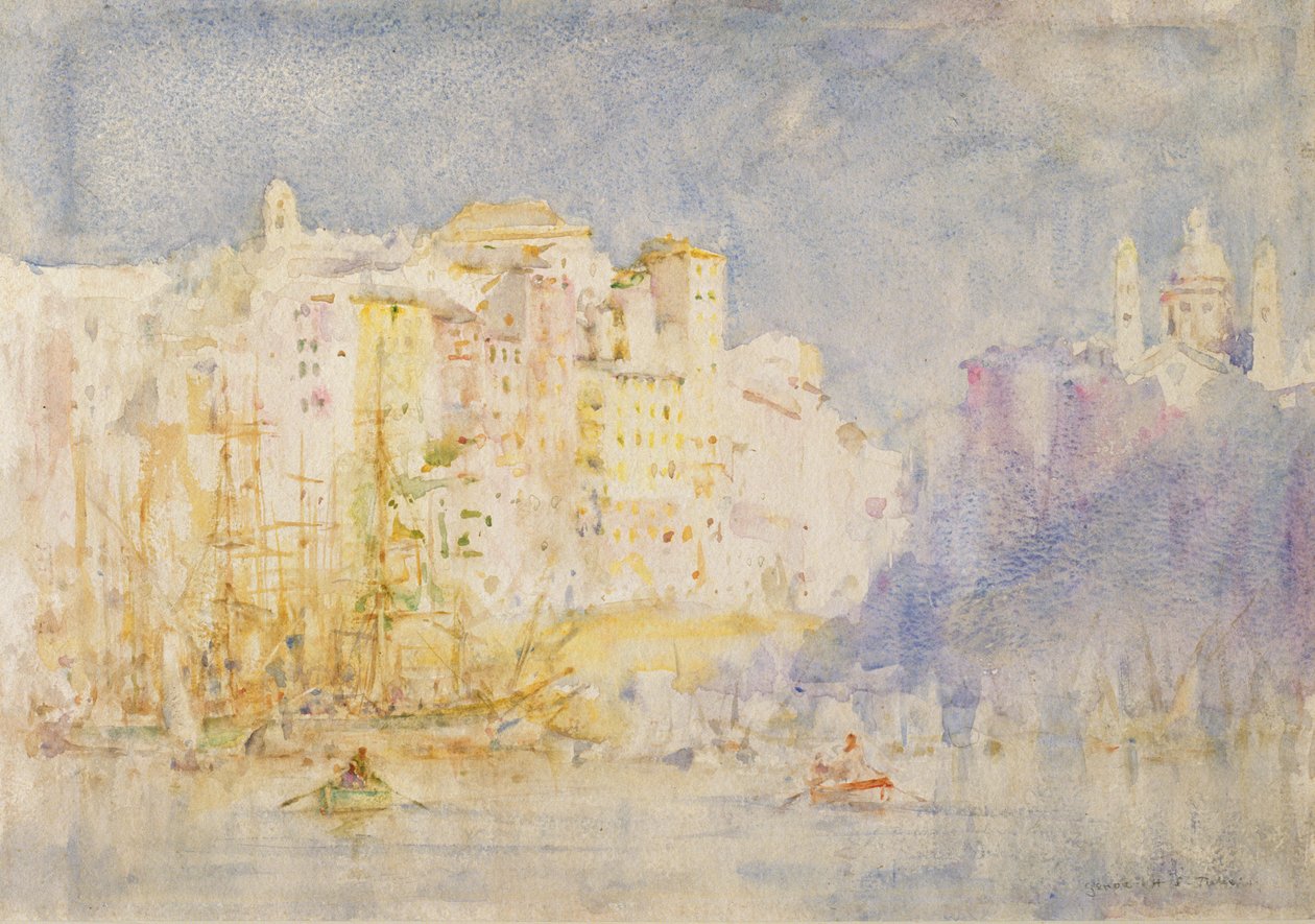 Genova, 1912 (vécé papíron) alkotó: Henry Scott Tuke