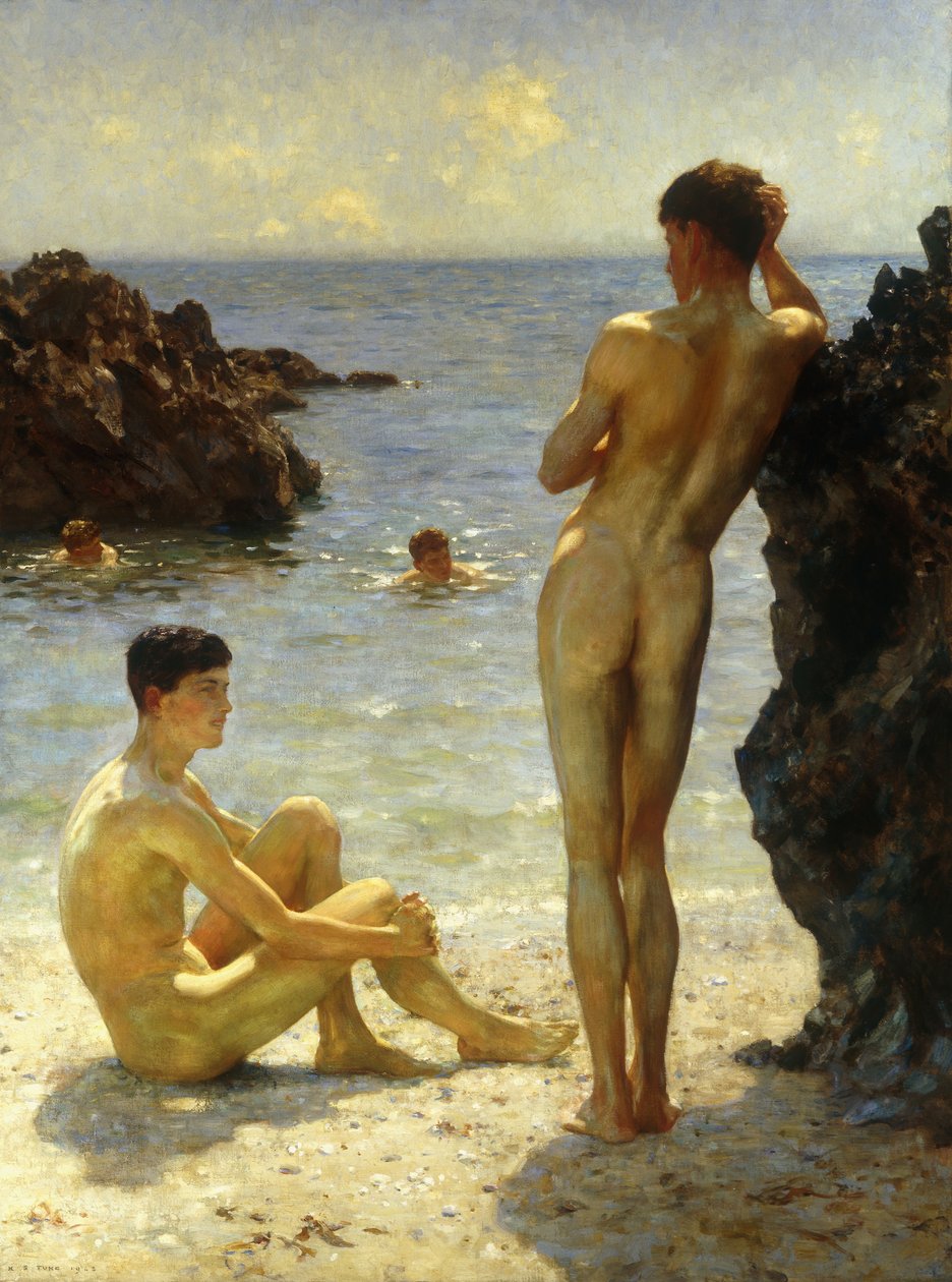 A Nap szerelmesei, 1923 alkotó: Henry Scott Tuke