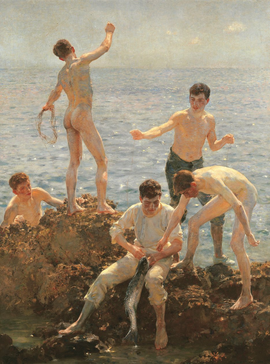 Nyári délelőtt, 1908 alkotó: Henry Scott Tuke