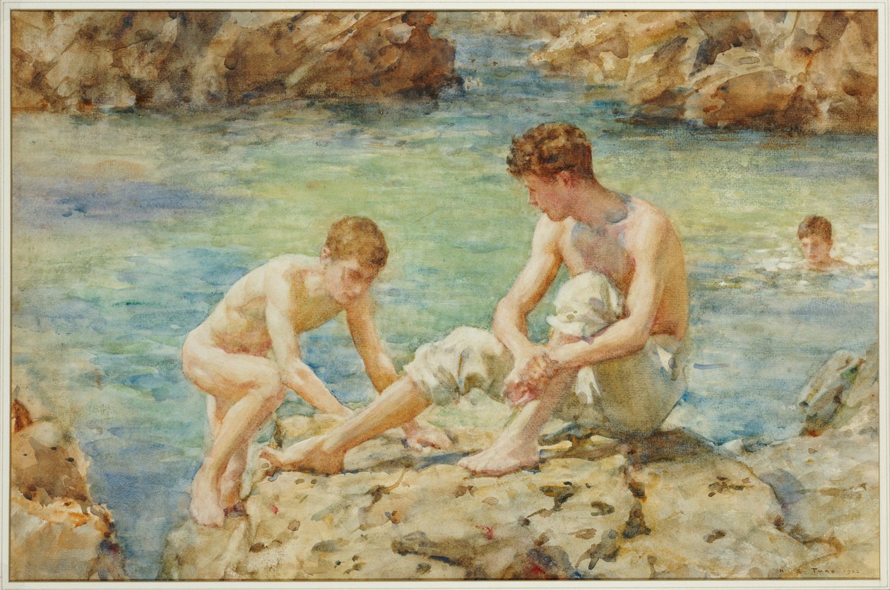 A fürdőzők, 1922 alkotó: Henry Scott Tuke
