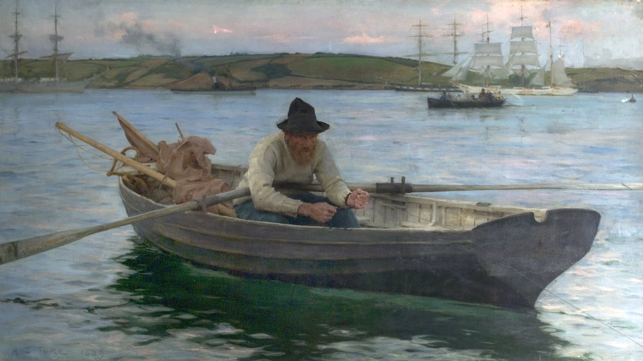 A halász, 1888-89 alkotó: Henry Scott Tuke