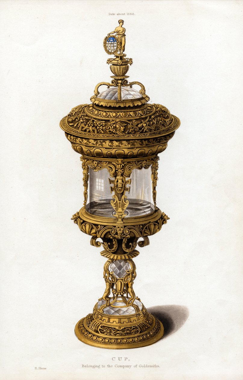 Kupa, c1558, 1843. alkotó: Henry Shaw