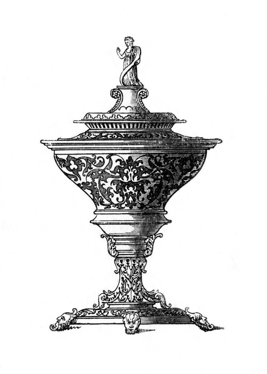 Terv sótartóhoz, 1645, 1843. alkotó: Henry Shaw