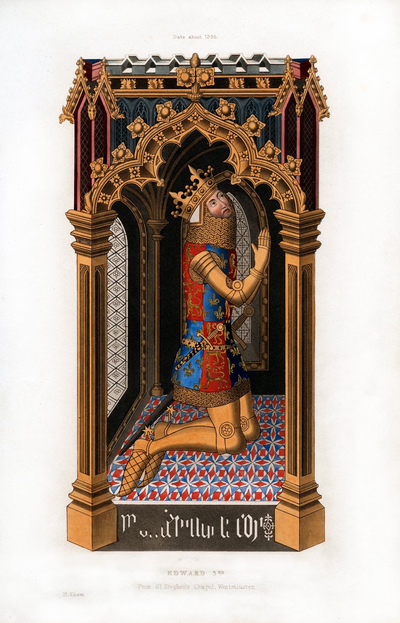 III. Edward, 1355, 1843. alkotó: Henry Shaw