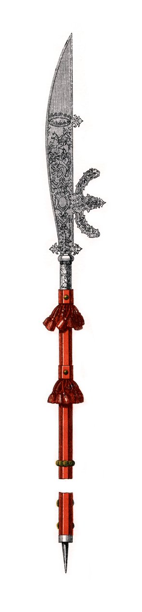 Glaive, 16. század közepe, 1843. alkotó: Henry Shaw