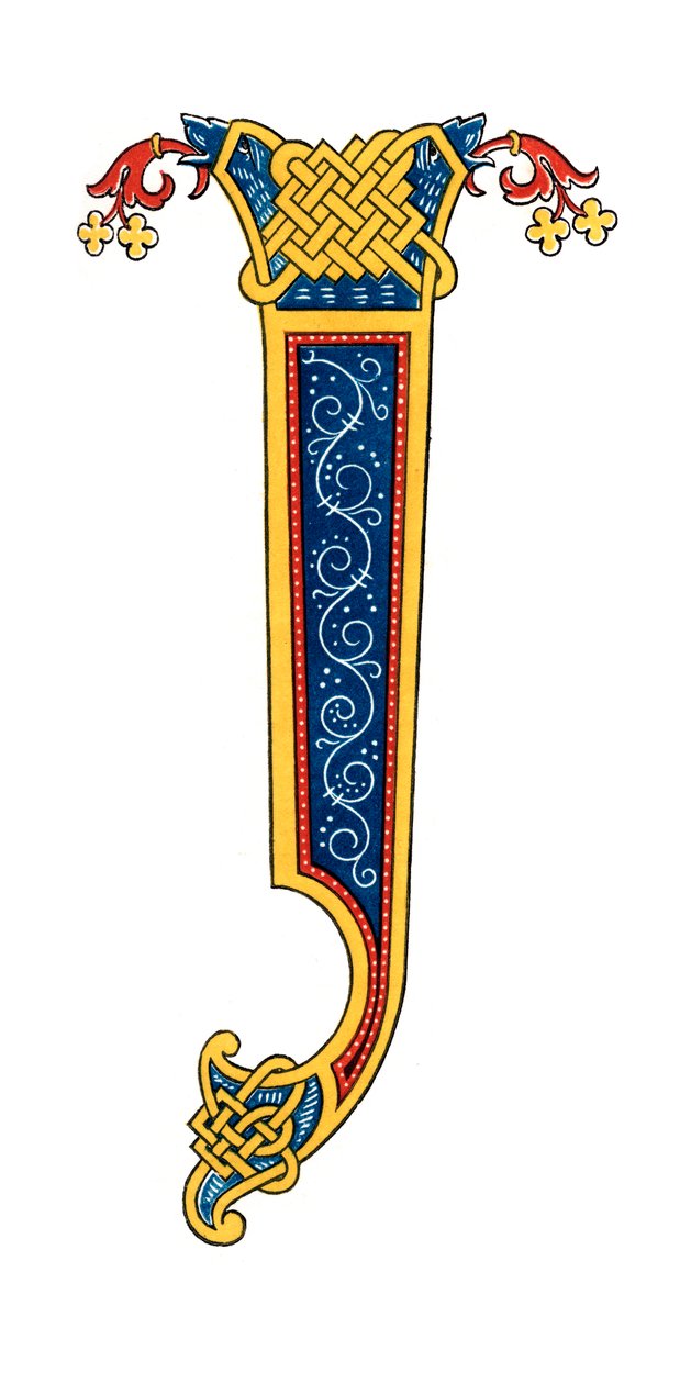 I. kezdőlevél, 10. század, 1843. alkotó: Henry Shaw