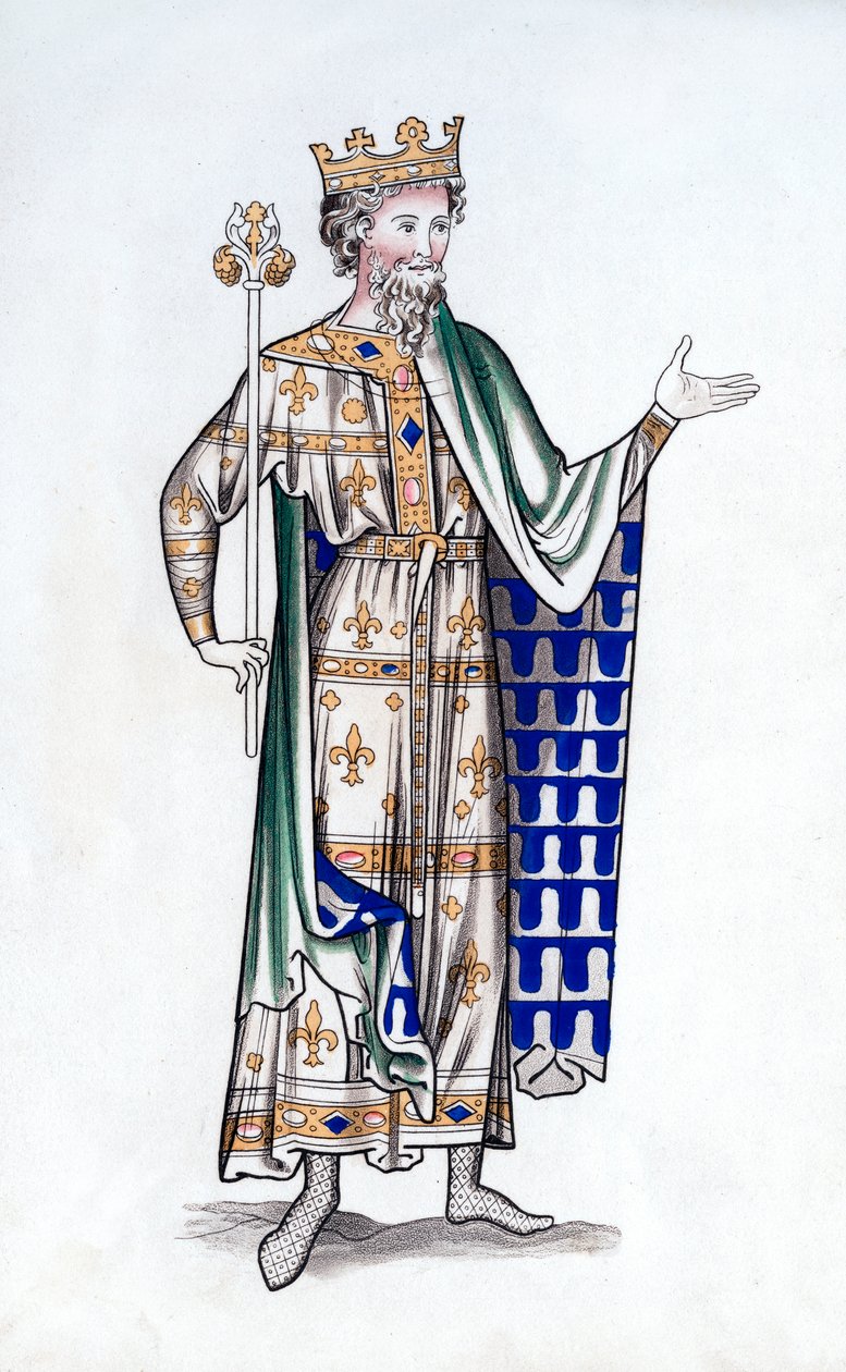 Király, 12. század vége, 1843. alkotó: Henry Shaw