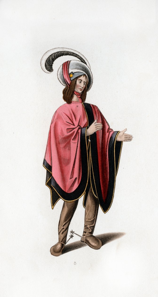 Férfi ruha, c1480, 1843. alkotó: Henry Shaw