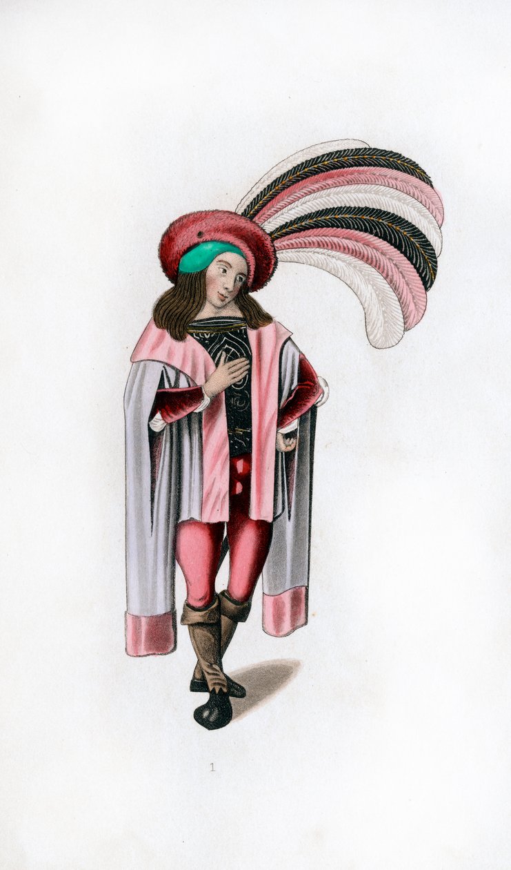 Férfi ruha, c1480, 1843. alkotó: Henry Shaw