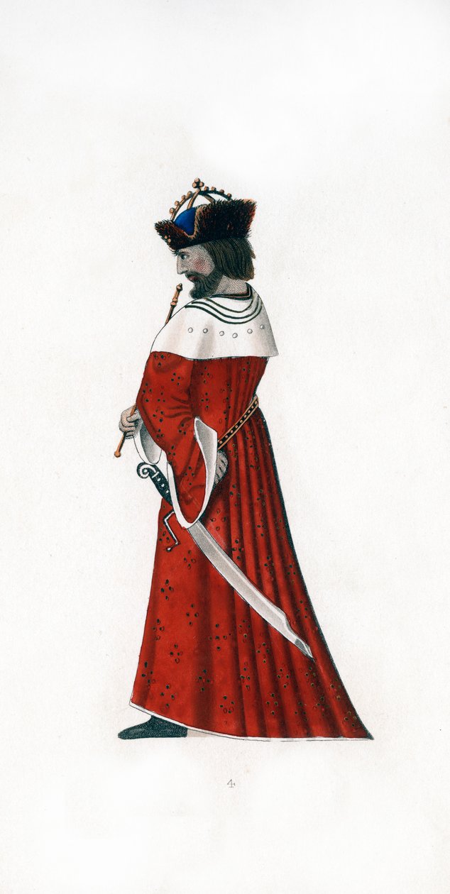 Férfi ruha, c1480, 1843. alkotó: Henry Shaw