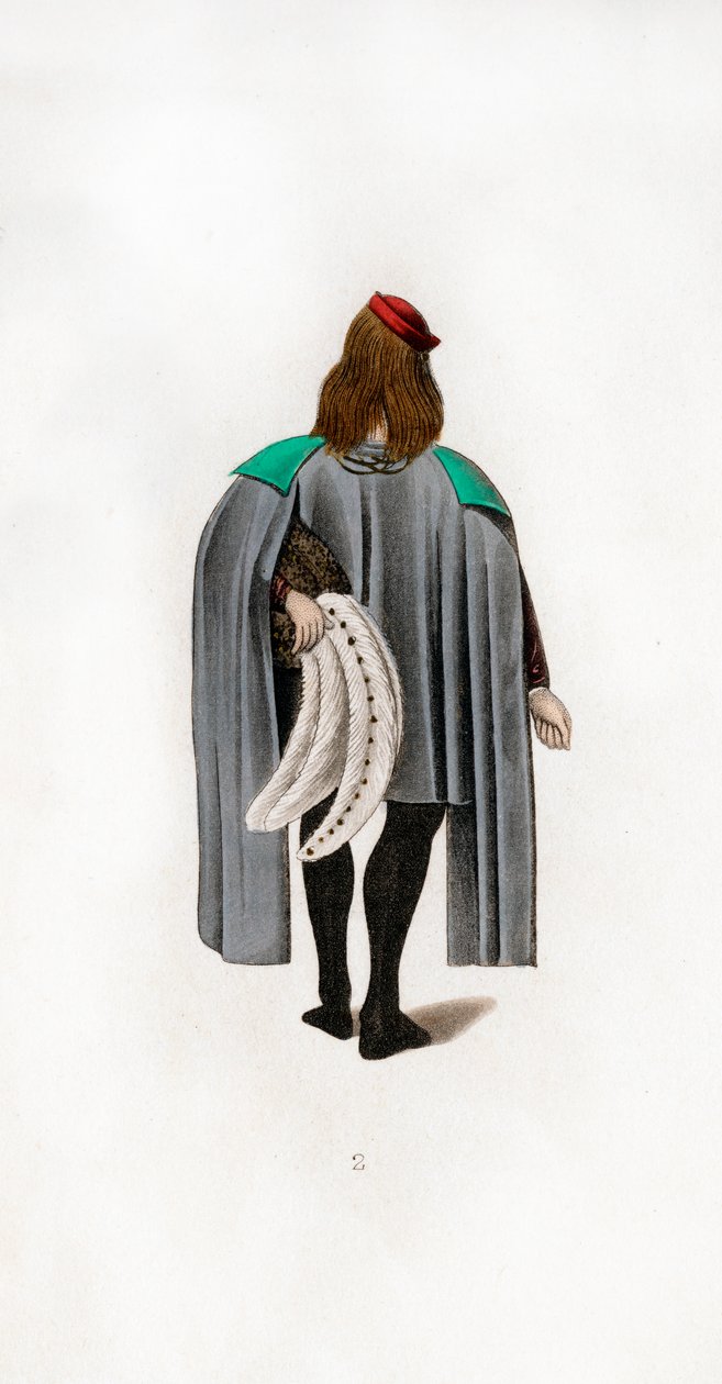 Férfi ruha, c1480, 1843. alkotó: Henry Shaw