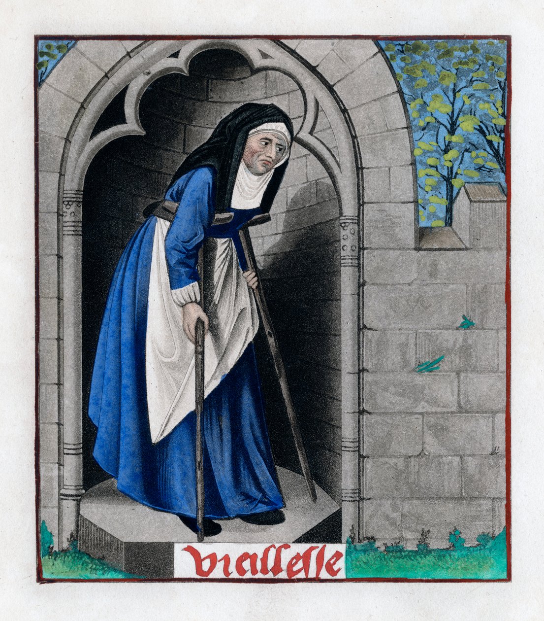 Öregség, 1480, 1843. alkotó: Henry Shaw