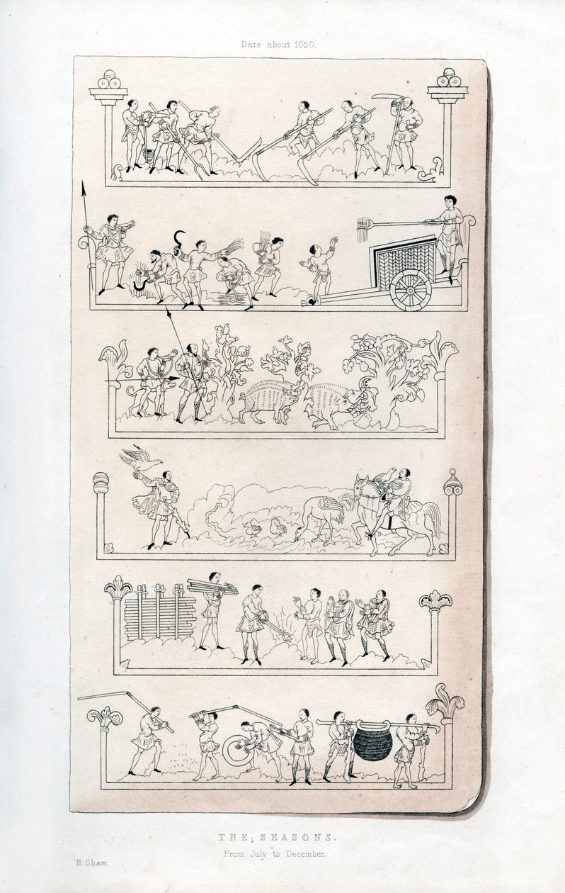 Az évszakok, 1050, 1843. alkotó: Henry Shaw