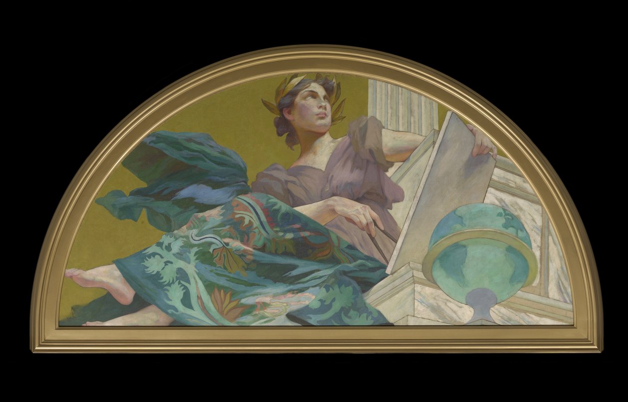 A csillagászat múzsája, 1893 alkotó: Henry Siddons Mowbray