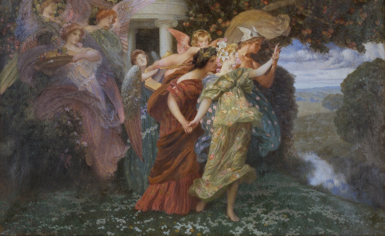 Perszephoné házassága, alkotó: Henry Siddons Mowbray