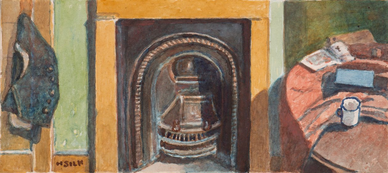 Kandalló, 1930 körül alkotó: Henry Silk