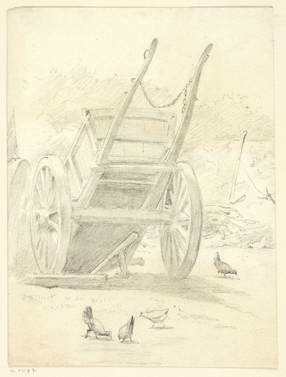 Szekér és baromfi alkotó: Henry Stacy Marks