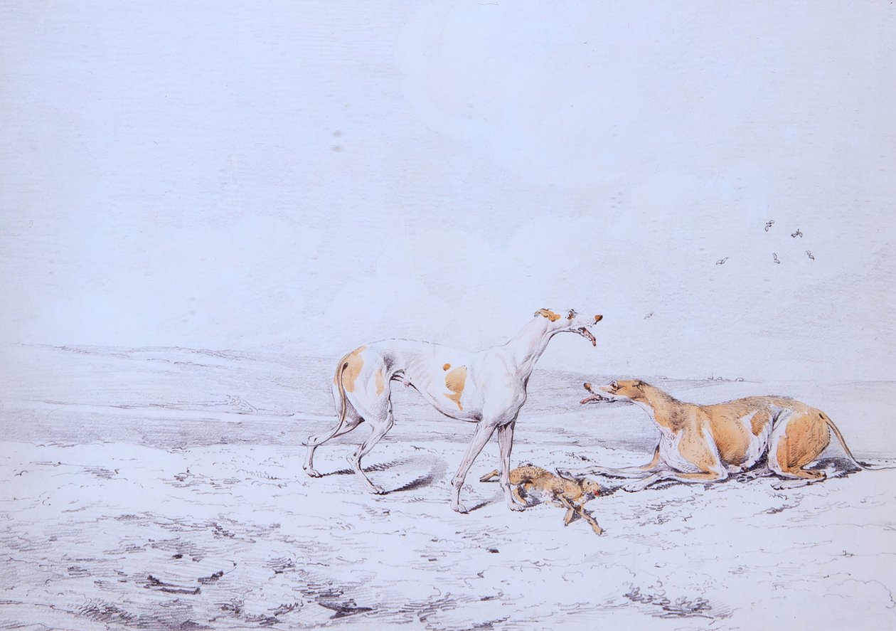 Coursing, Egy pár (akvarell) alkotó: Henry Thomas Alken