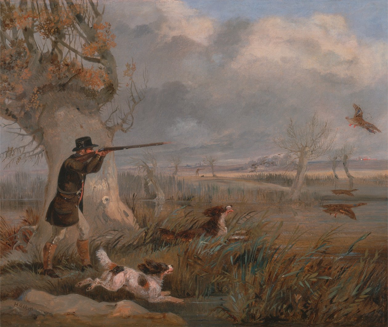 Kacsa lövöldözés alkotó: Henry Thomas Alken