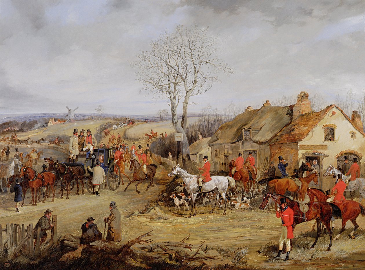 Vadászjelenet, a találkozó alkotó: Henry Thomas Alken