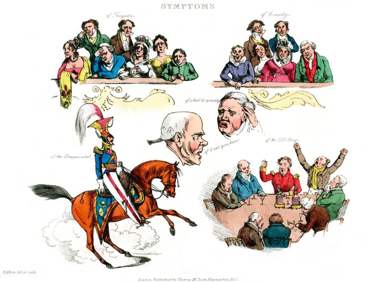 A szórakozás tünetei, 1822. alkotó: Henry Thomas Alken