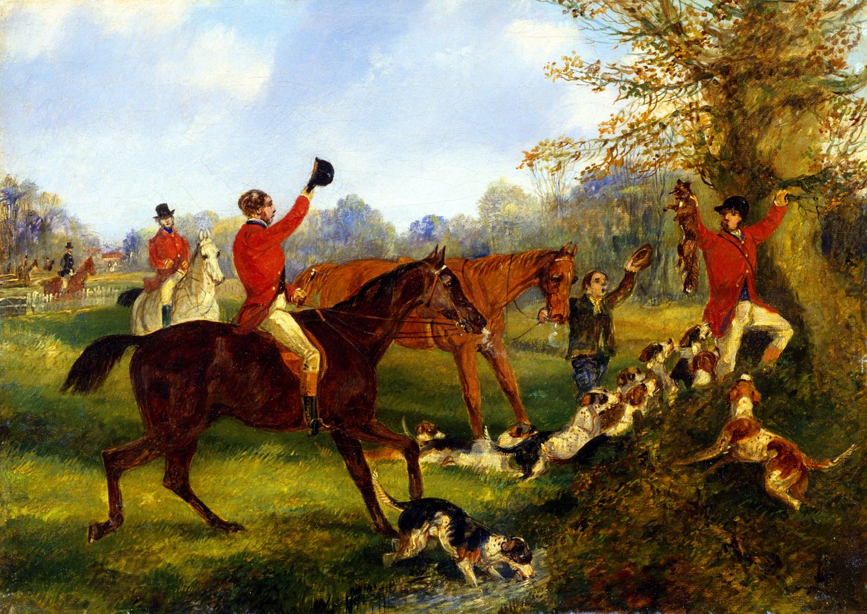 A befejezés, 1840 körül alkotó: Henry Thomas Alken