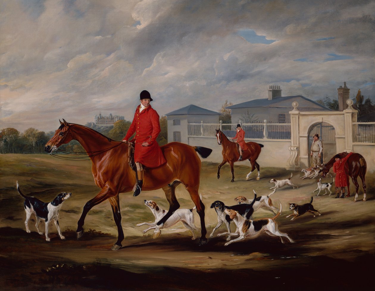 The Oakley Hunt (olaj, vászon) alkotó: Henry Thomas Alken