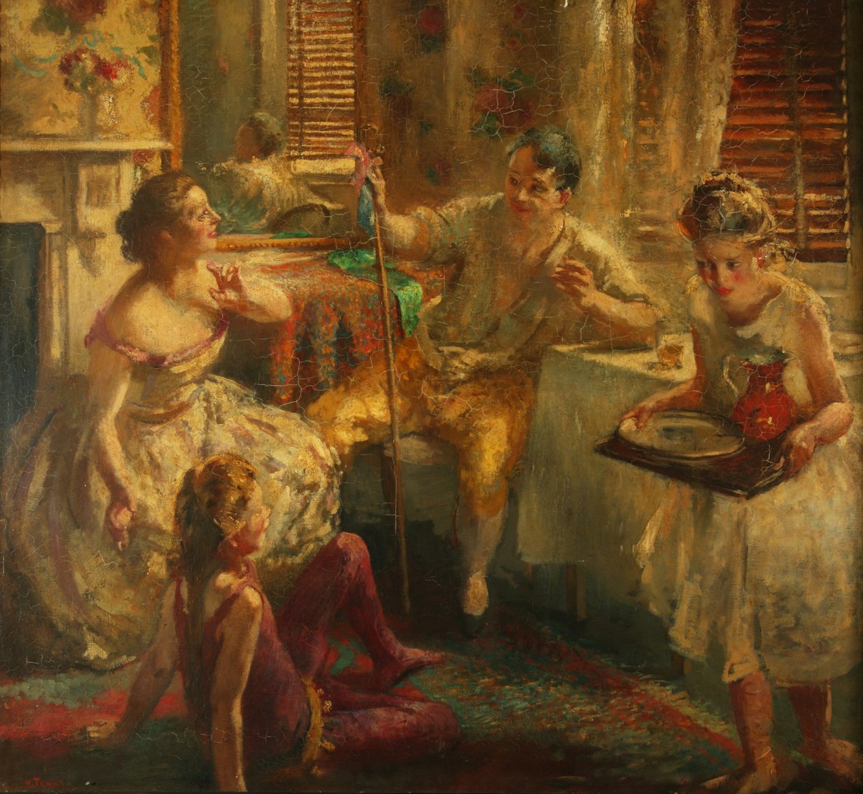 Strolling Players alkotó: Henry Tonks