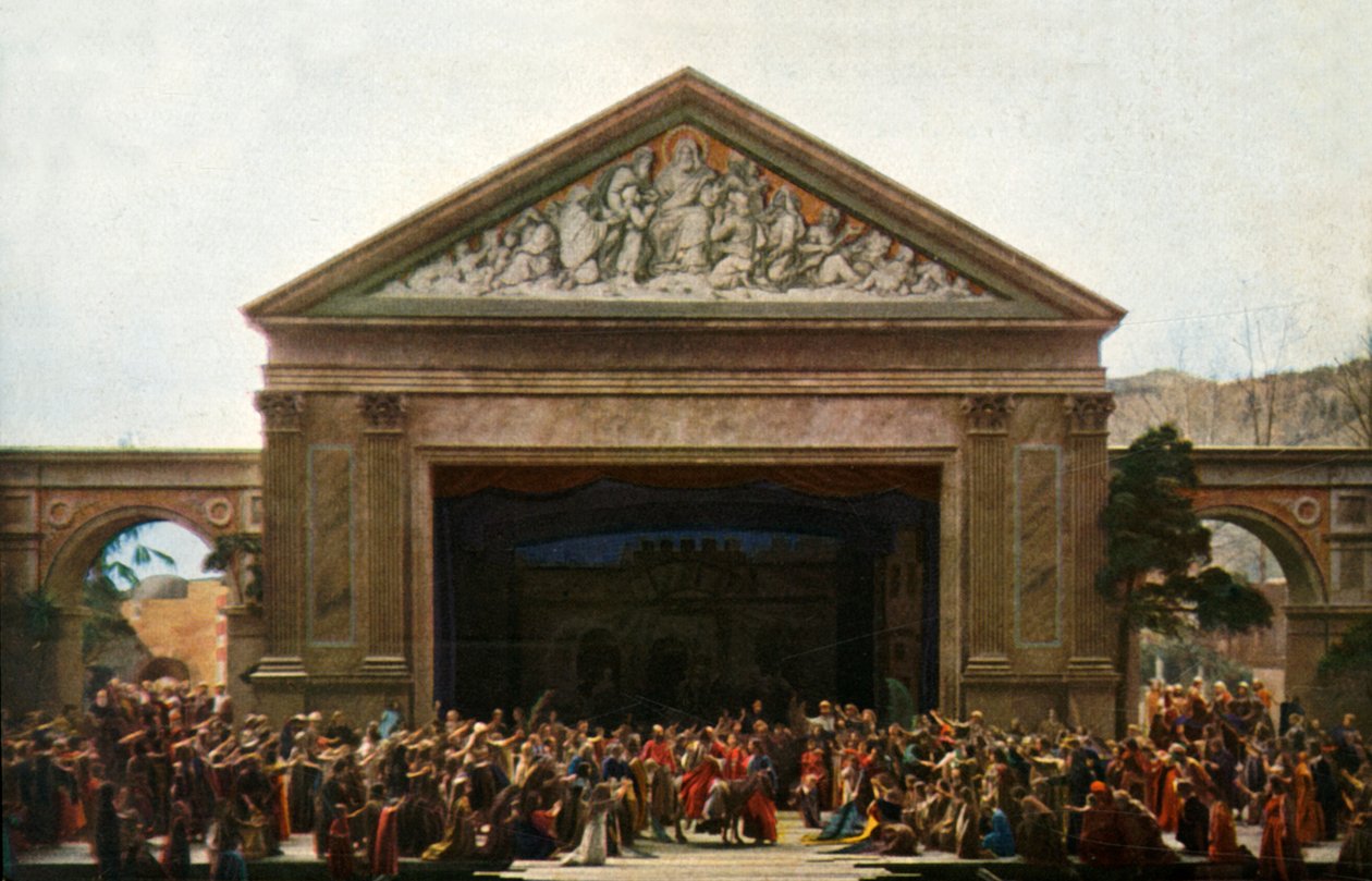Belépés Jeruzsálembe, 1922. alkotó: Henry Traut