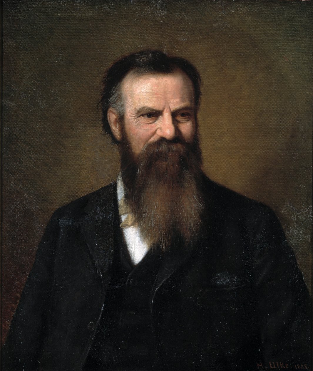 John Wesley Powell őrnagy, 1885. alkotó: Henry Ulke