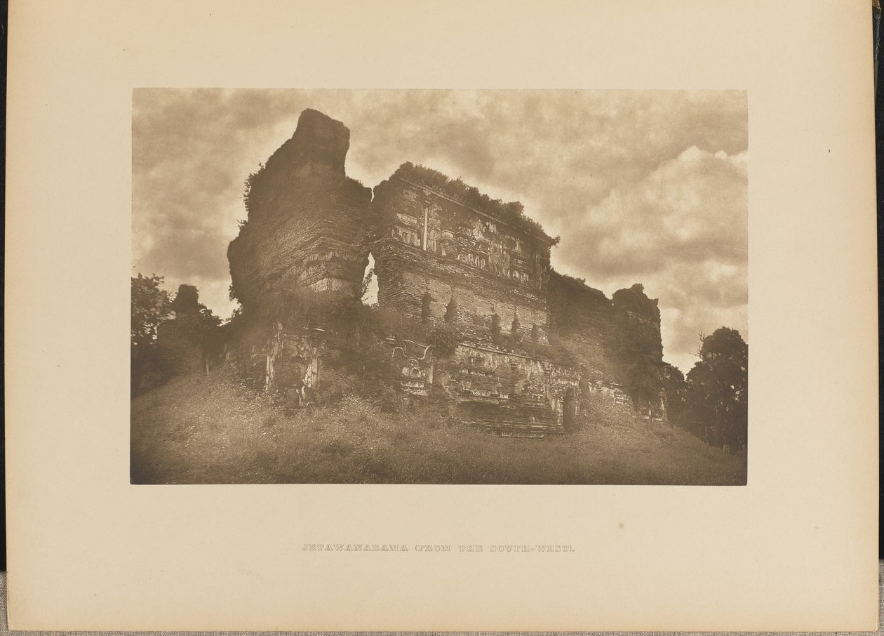 Jetawanarama délnyugatról alkotó: Henry W. Cave