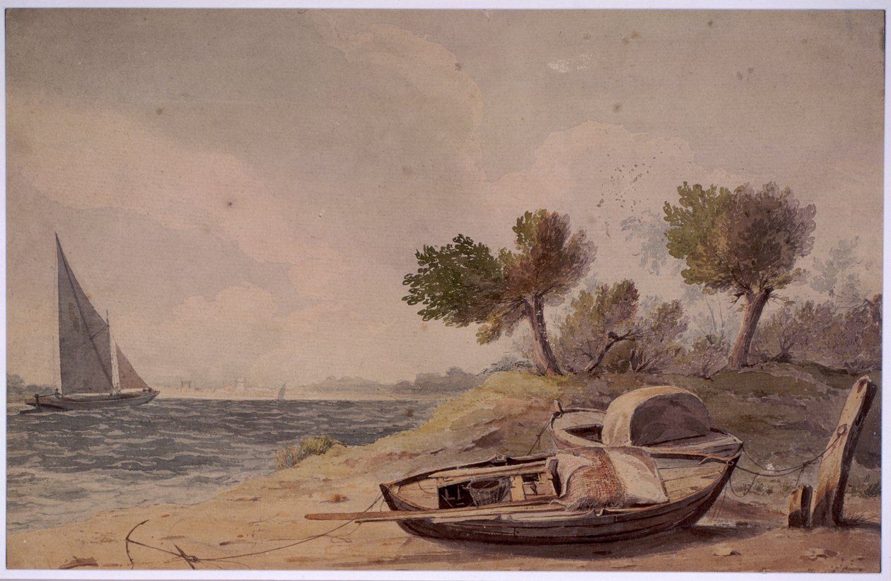 Battersea közelében, London, 1818. alkotó: Henry Walter
