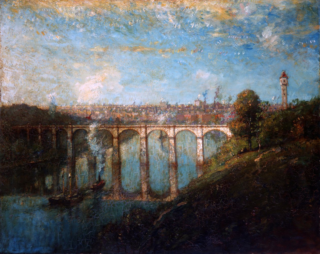 High Bridge, New York, 1905. alkotó: Henry Ward Ranger