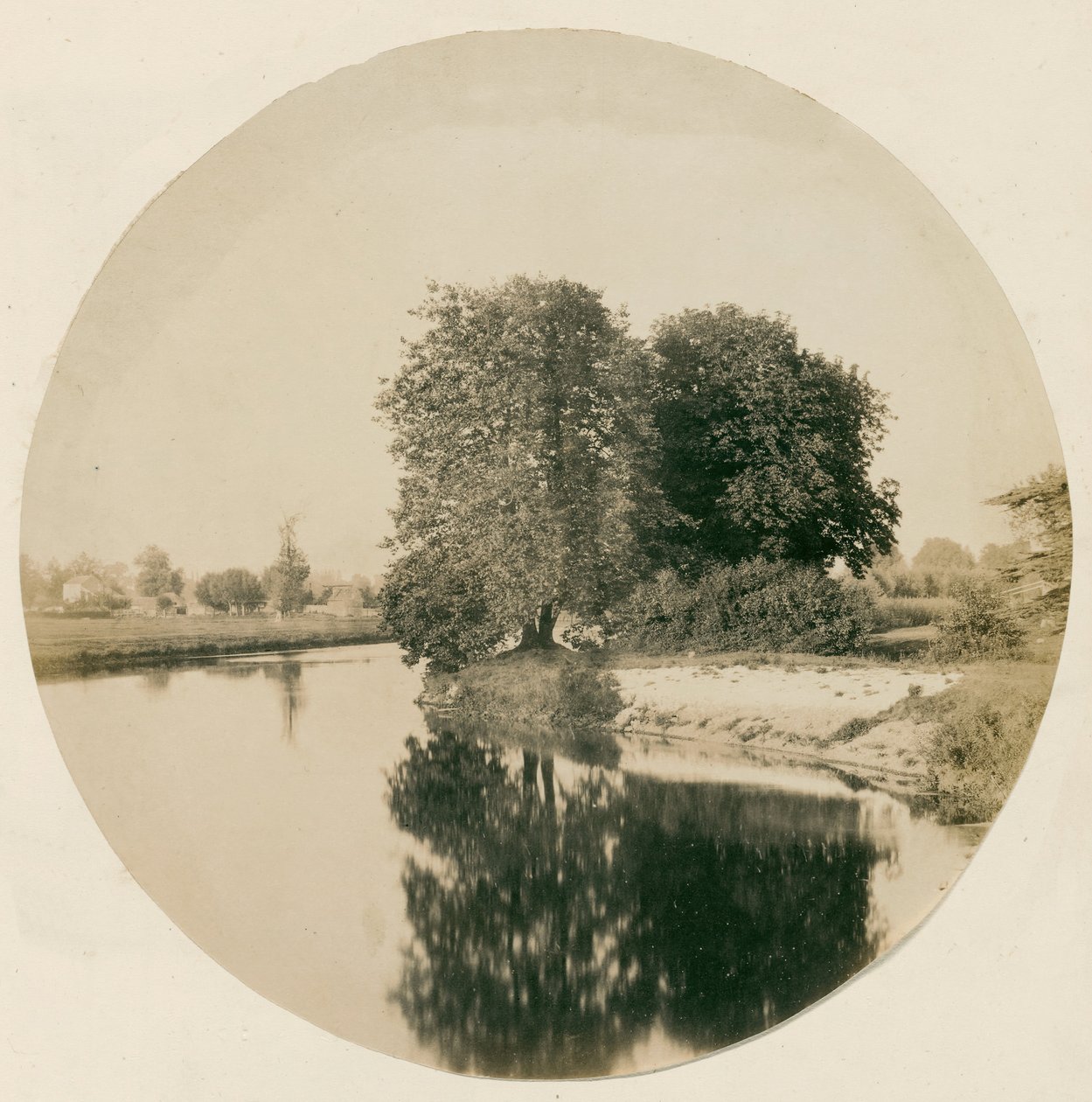 Untitled [The Thames near Weybridge], c. 1856. alkotó: Henry White