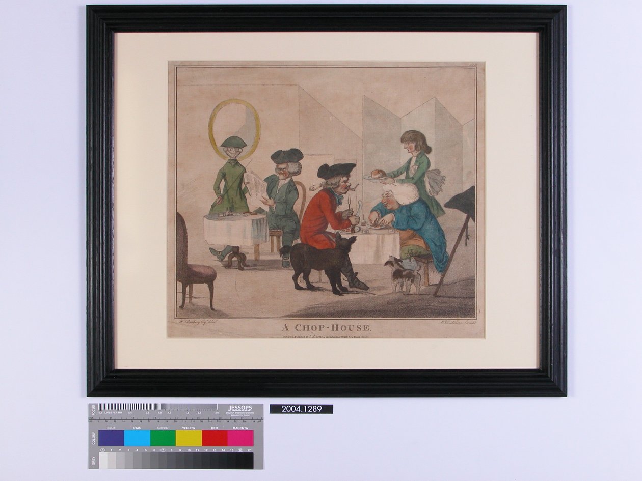 A Chop House, 1781 alkotó: Henry William Bunbury