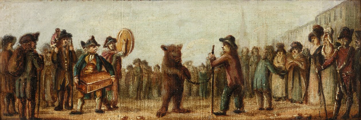 A táncoló medve (olaj, vászon) alkotó: Henry William Bunbury