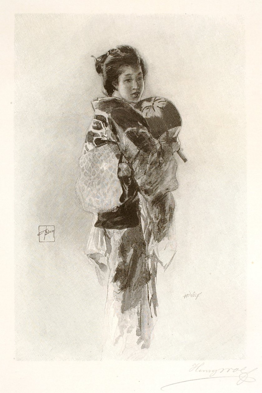 Japán lány (The Musmee) alkotó: Henry Wolf